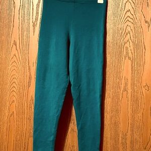Rare acrylic fabric leggings stretchy warm Vtg guc